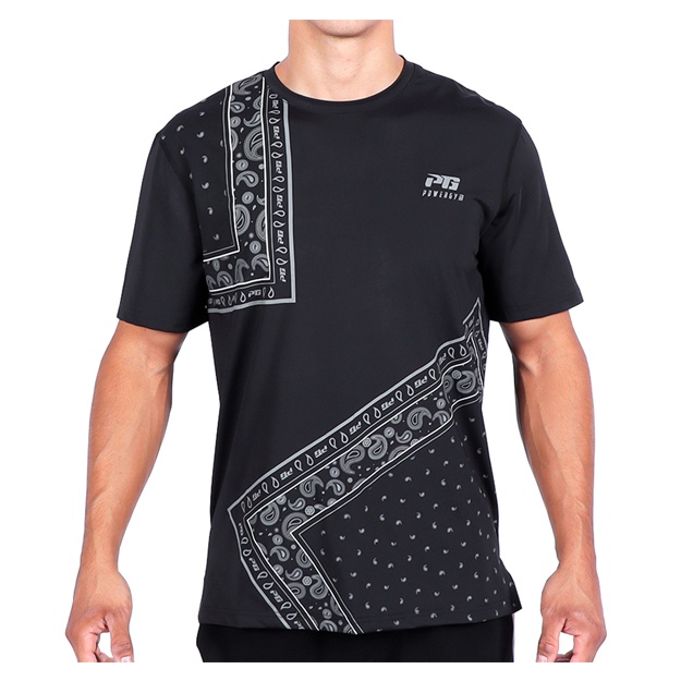 Erkaklar sport futbolkalari PowerGym Qora 2XL