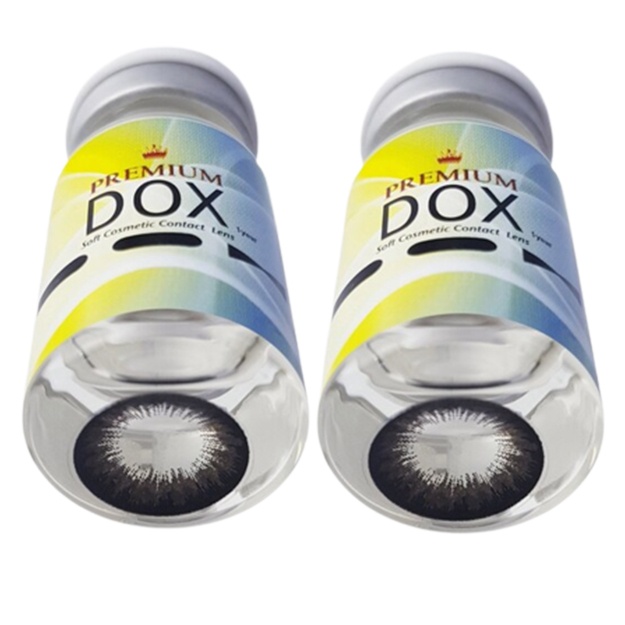 Rangli kontakt linzalari Premium Dox K2020 BLACK -9.0