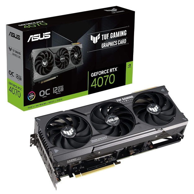 Videokarta ASUS TUF Gaming NVIDIA GeForce RTX™ 4070 OC Edition 12 GB GDDR6X From UAE