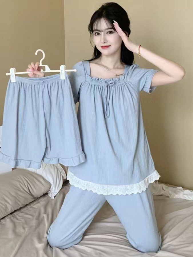 Ayollar Uchun Pijama ART 22100 XL moviy