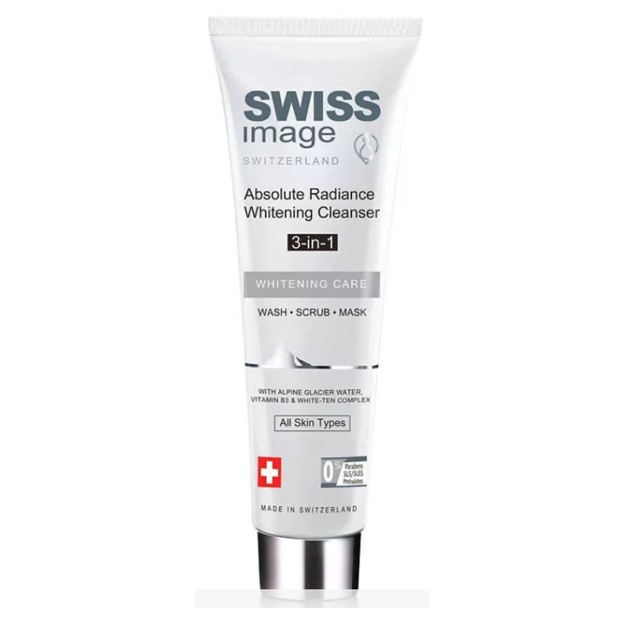 Teri ohangini tenglashtiruvchi oqartiruvchi krem ​​3-in-1, Swiss Image 100ml