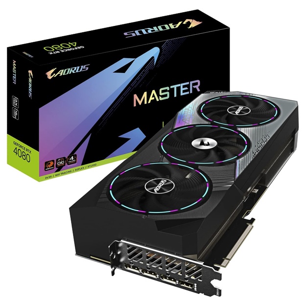 Videokarta AORUS GeForce RTX 4080 Master 16G 16 GB GDDR6X 256-bit From UAE