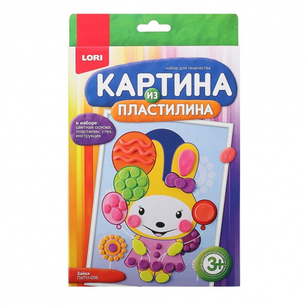 Plastilindan olingan rasm «Bunny»Pz/Pl-006