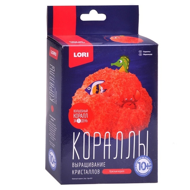 O‘sayotgan kristallar LORI mersanlari "Qizil marjon" (Krk-001)