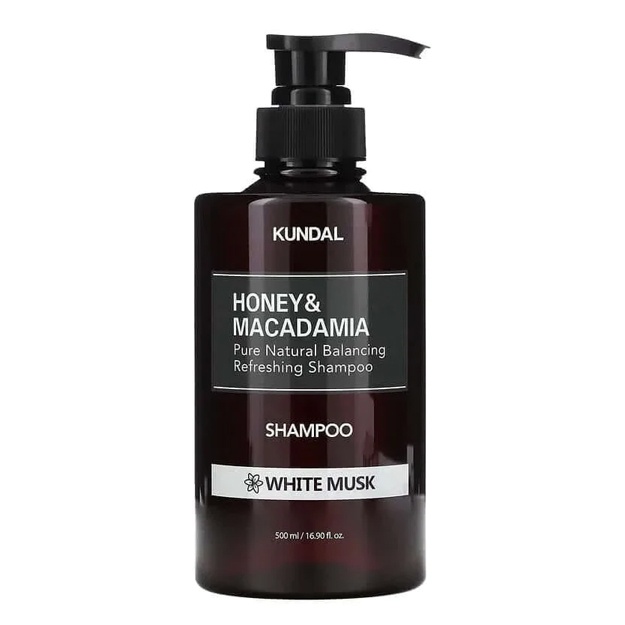 Shampun Kundal Honey & Macadamia White Musk 500ml