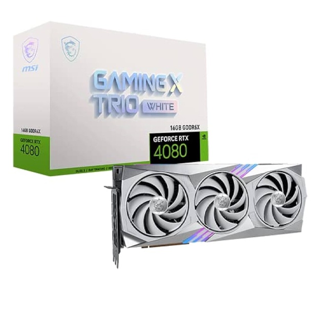 Videokarta MSI GeForce RTX 4080 16GB GAMING X TRIO WHITE From UAE (912-V511-077)