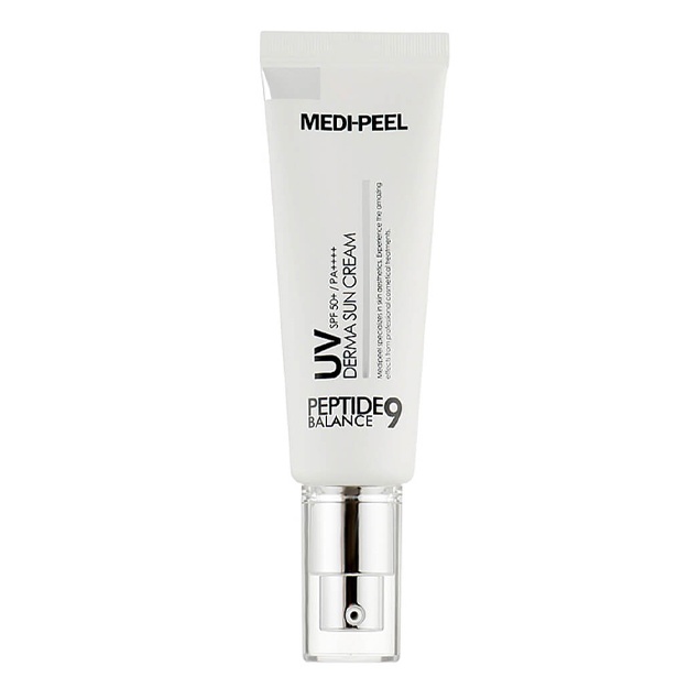 Антивозрастной солнцезащитный крем Medi-Peel Peptide 9 Balance UV Derma Sun Cream SPF 50+ PA++++