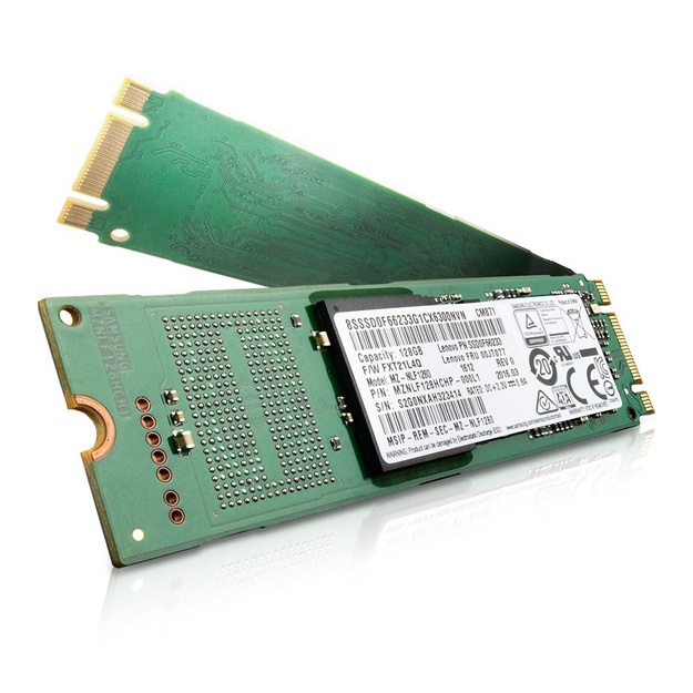 Qattiq disk Samsung MZ-NLF1280 CM871 M.2 2280 128GB SSD mini-SATA III (ikkinchi qo‘l)
