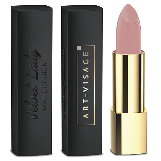 Губная помада матовая Art-Visage Velvet Lady 801 Твигги