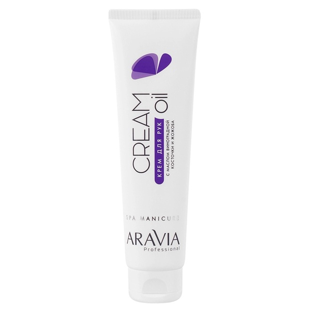 Uzum urug‘i yog‘i va jojoba bilan qo‘l kremi Aravia Professional Cream Oil 100ml