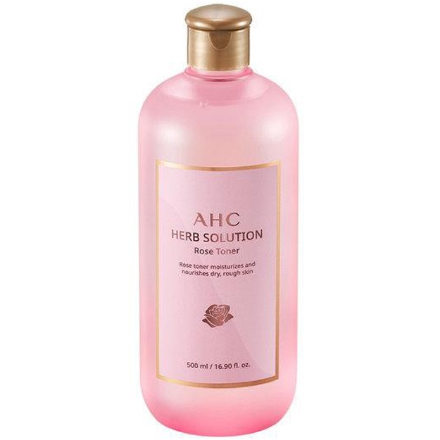 Тонер с экстрактом розы A.H.C Herb Solution Rose Toner 500мл