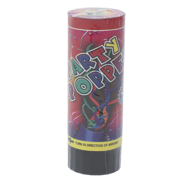Bayramlar uchun vakuumli xlopushkalar Party Popper 11 sm