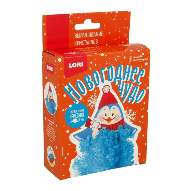 Kristallarni o‘stirish uchun to‘plam Lori Rojdestvo haykalchasi Penguin / Krf-005