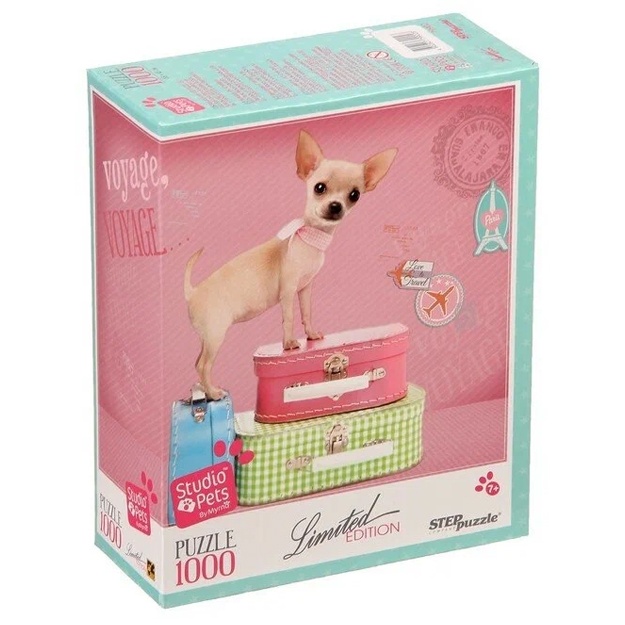 Mozaik «jumboq» 1000 «Kuchukcha» (Cheklangan nashr, Studio Pets By Myrna)