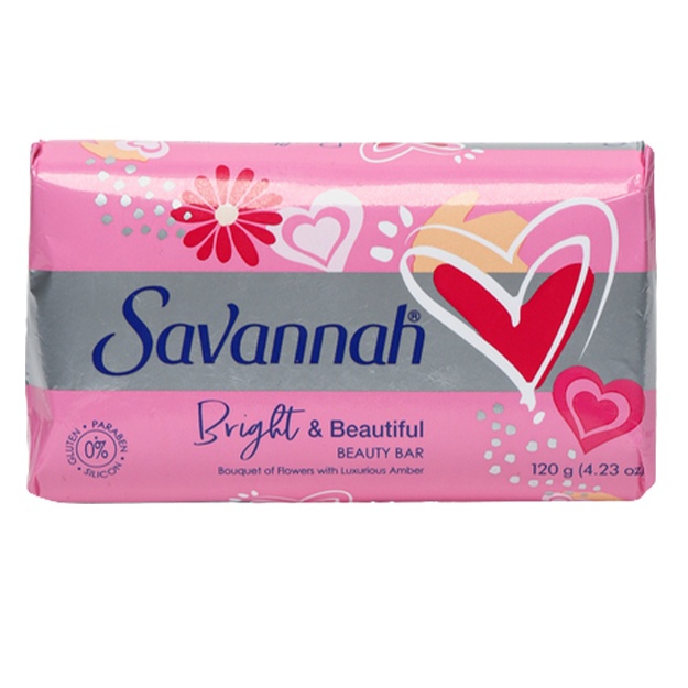 Yuz va tana uchun xushbo‘y sovun Savannah Bright & Beautiful 120g