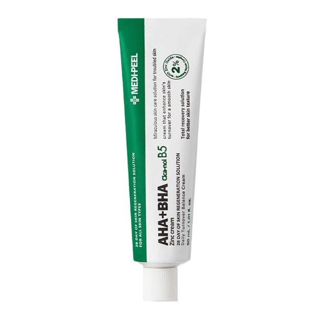 Обновляющий крем с цинком и центеллой Medi-Peel AHA BHA Zinc Cica-Nol B5 Cream