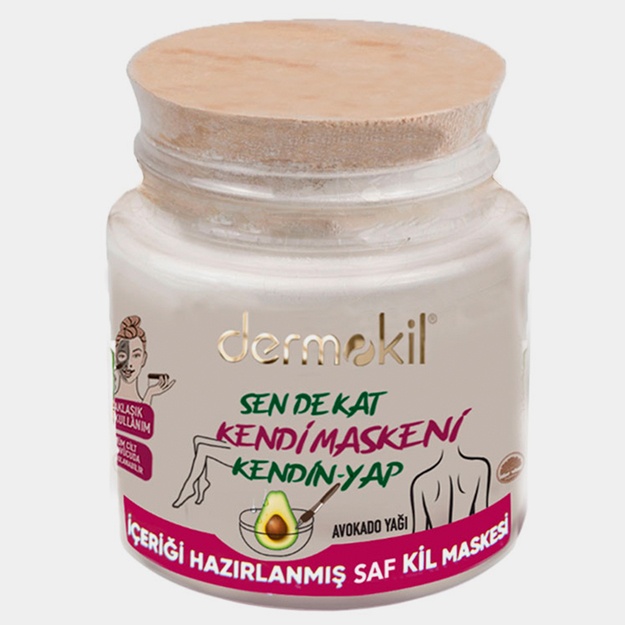 Dermokil avakado ekstrakti bilan gil kukunli niqob, 280 ml