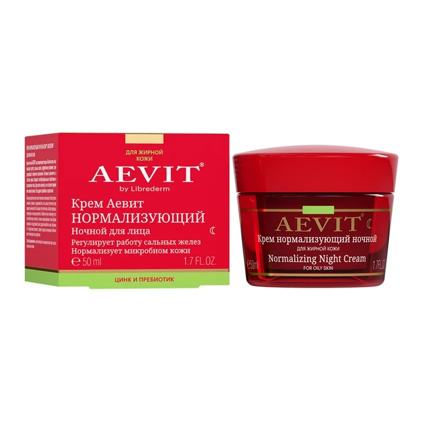 AEVIT BY LIBREDERM normallashtiruvchi tungi krem ​​50 m 4630055160204