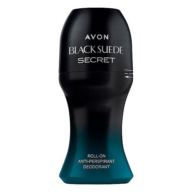 Parfyumlangan terga qarshi dezodorant Avon Black Suede Secret 50ml