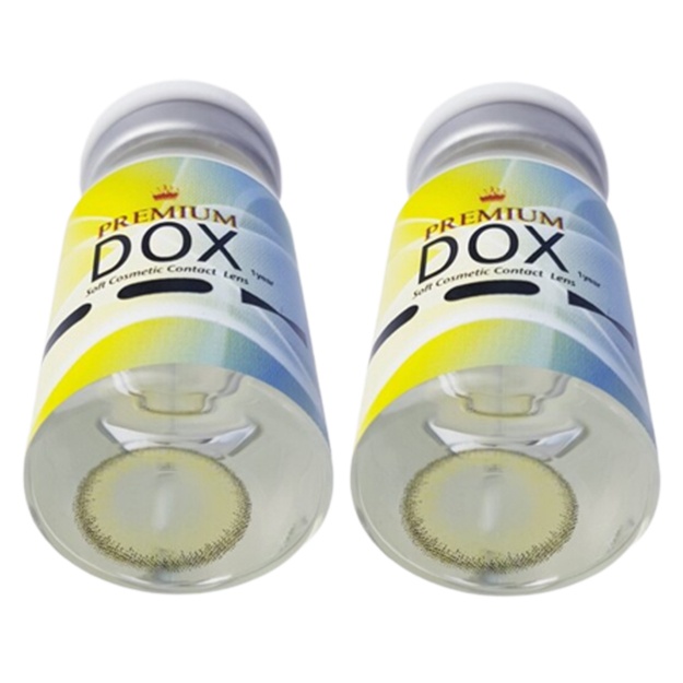 Цветные контактные линзы Premium Dox EDG YELLOW -3.0
