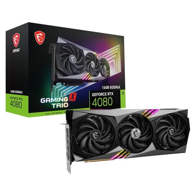 Videokarta MSI GeForce RTX 4080 GAMING X TRIO 16 GB GDDR6X 256 bit From UAE