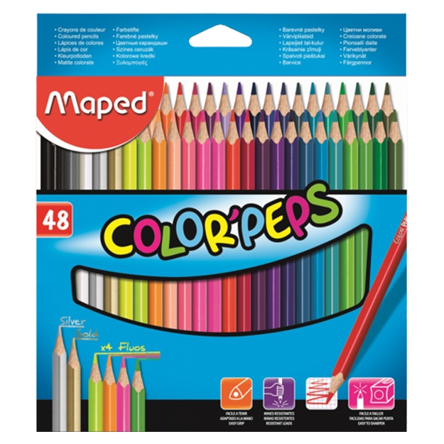Карандаши цвет Maped (48цв Color'Peps) 832048