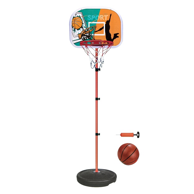 O‘yinlar va basketbol uchun to‘plam: savat va stendli taxta
