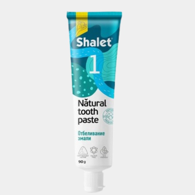 Emalni oqartiruvchi tish pastasi Shalet 90 gr (RK)