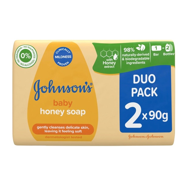 Bolalar sovuni Johnson's baby Honey 90g (2x1)