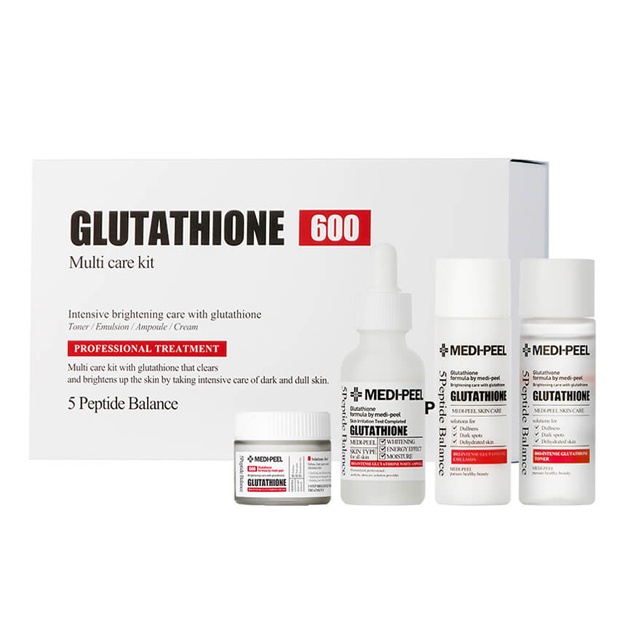 Glutation bilan pigmentatsiyaga qarshi to‘plam Medi-Peel Glutathione Multi Care Kit