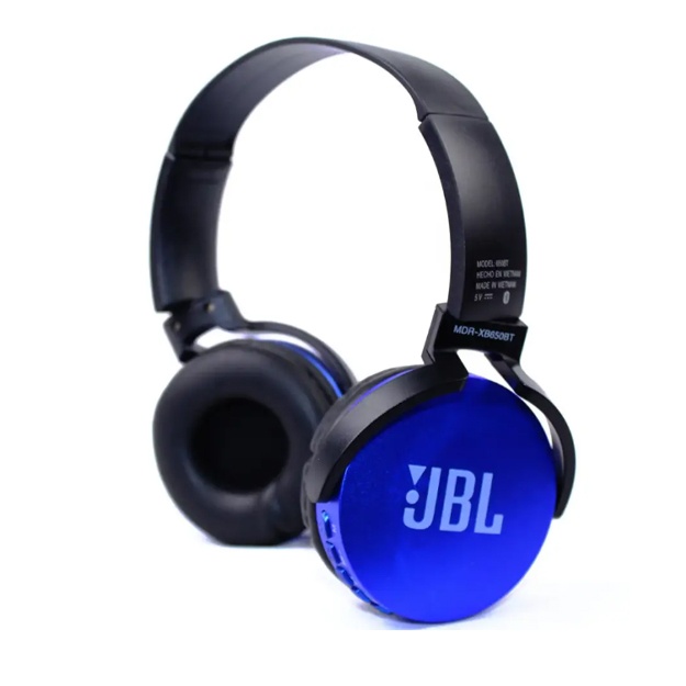 Simli naushniklar JBL MDR-XB650BT Moviy rang