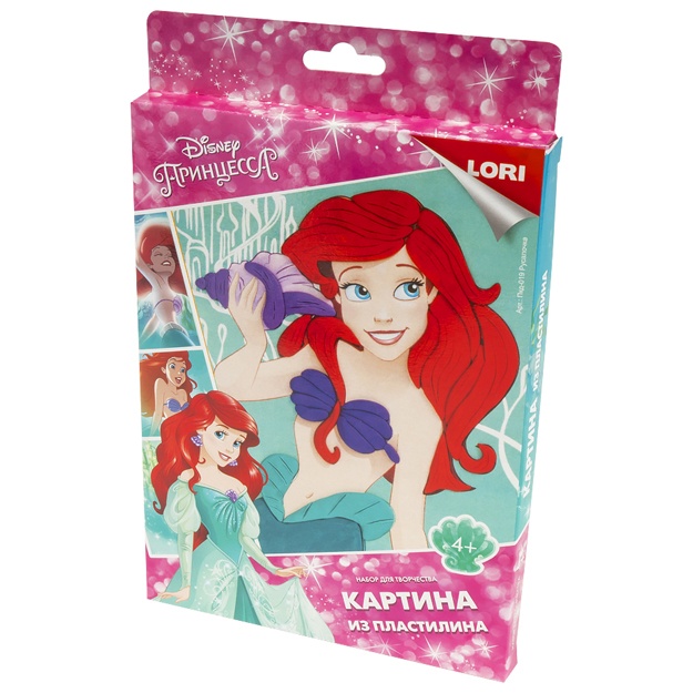 Plastilindan olingan rasm Disney "Kichik suv parisi" Pkd-019