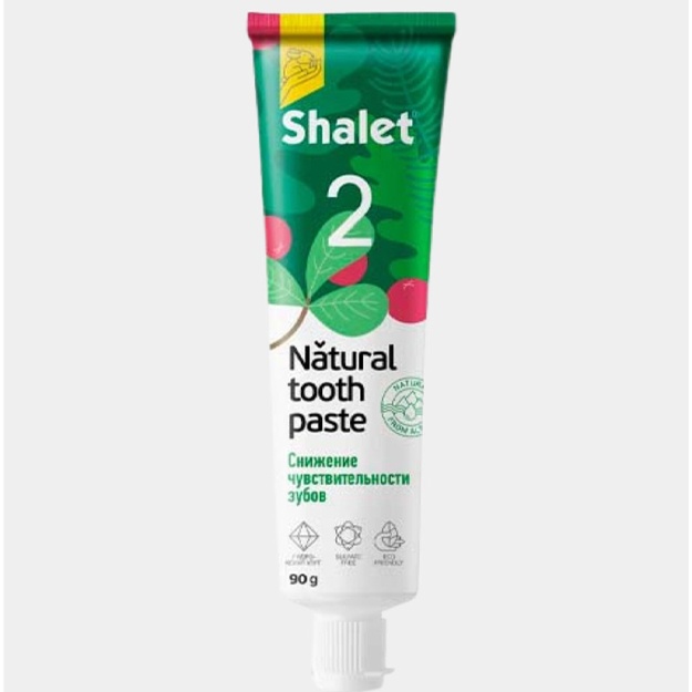 Nozik tishlar uchun tish pastasi Shalet 90 gr (RK)