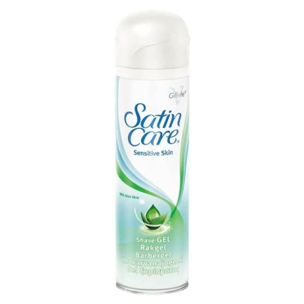 Venus гель для бритья Satin Care Sensitive Skin с алоэ вера 200 мл