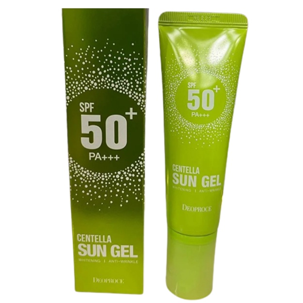 Солнцезащитный гель c центеллой Deoproce CENTELLA Sun Gel SPF 50+