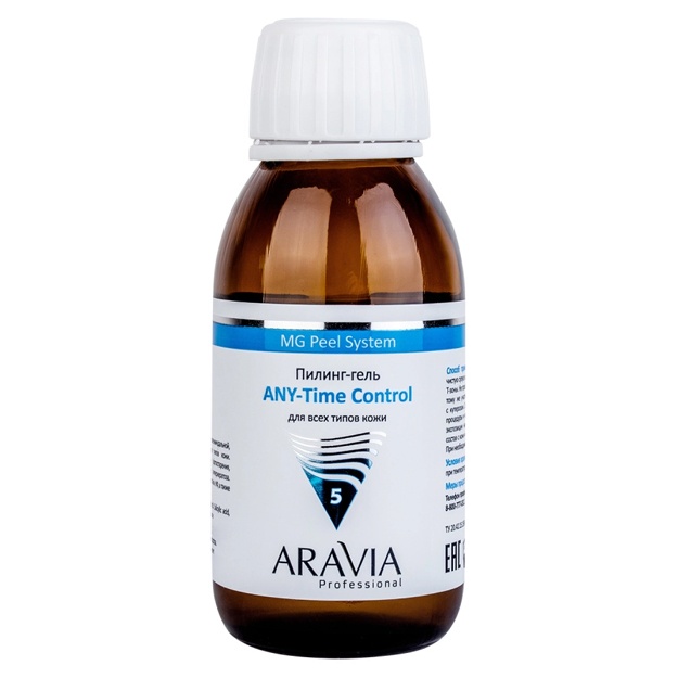 Пилинг-гель всесезонный для всех типов кожи Aravia Professional ANY-Time Control 100мл