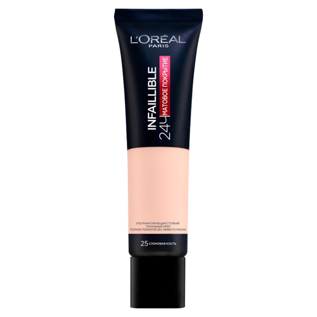 Тональный крем L'Oreal Paris Infaillible 24ч 30мл 25 Ivory