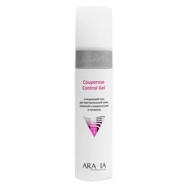 Kuperozli nozik teri uchun tozalash geli Aravia Professional Couperose Control Gel 250ml