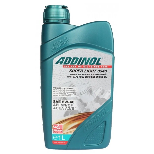 Dvigatel moyi Addinol Super Light 0540, 5W-40 1l