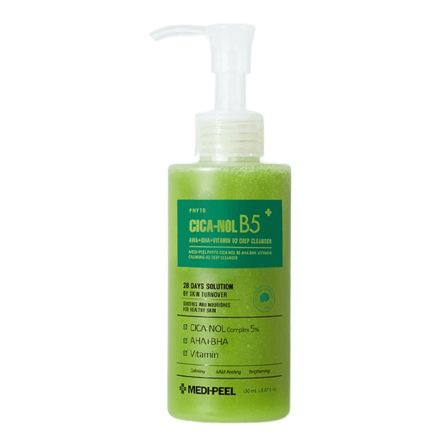 Кислородное средство Medi-Peel Phyto Cica-Nol B5 AHA BHA Vitamin Calming O2 Deep Cleanser