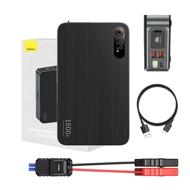 Avtomobil starteri Powerbank Baseus Super Energy PRO Car Jump Starter, 1600A