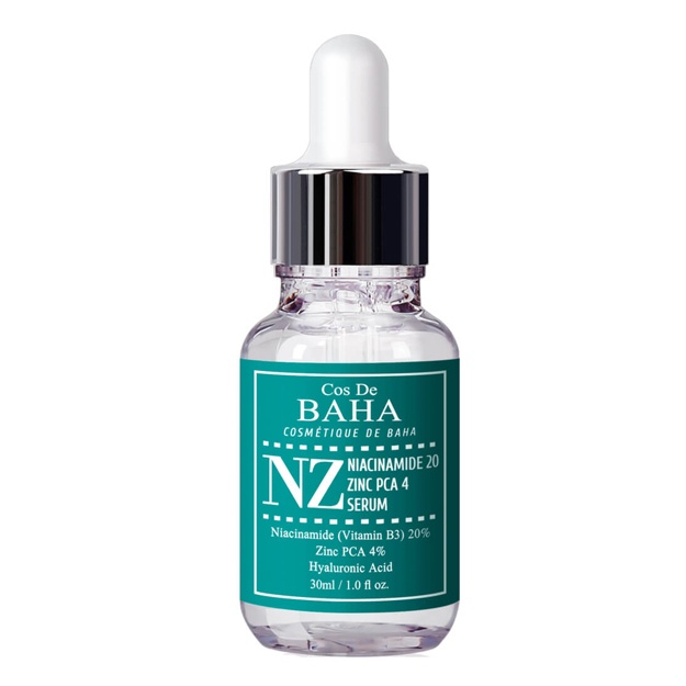 Укрепляющая сыворотка для сужения пор Cos De BAHA Niacinamide 20% Zinc 4% Pore Reducer
