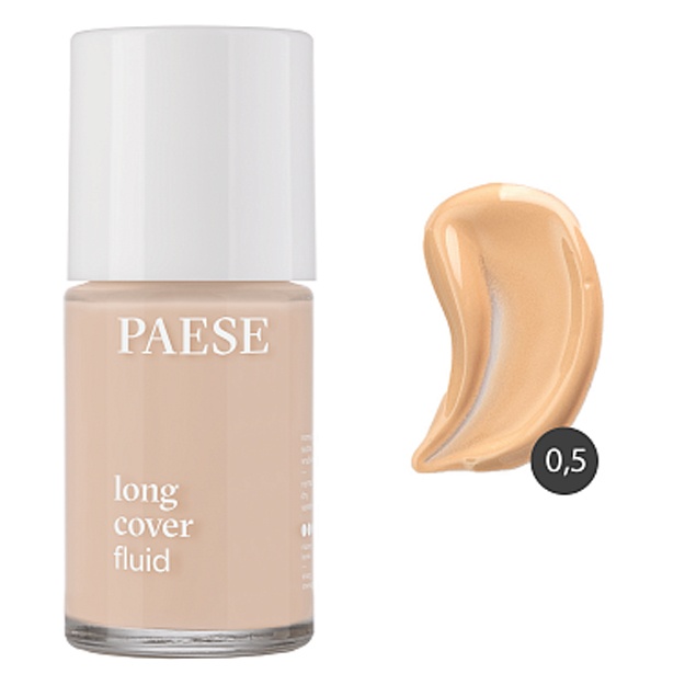 Tonal krem Paese Long Cover Fluid 30ml 0,5 Ivory