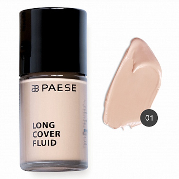 Tonal krem Paese Long Cover Fluid 30ml 01 Light Beige