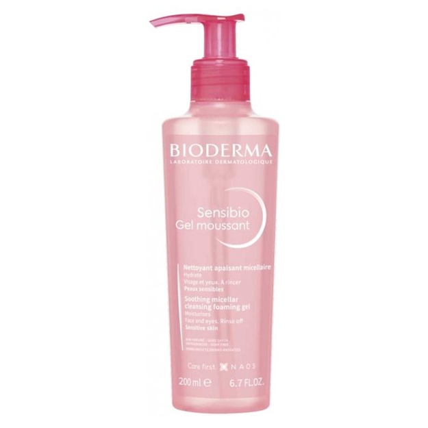 Очищающий гель для лица Bioderma Sensibio Gel Moussant 200мл