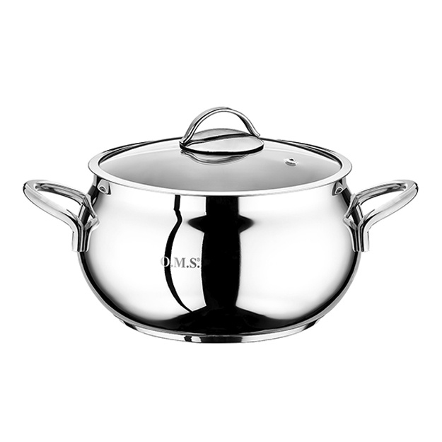 Zanglamaydigan po‘latdan yasalgan kostryulkalar 2031 13.5 l