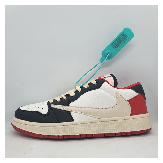 Erkaklar Krossovkasi Nike Air Jordan Travis Scott low LUX ART 77786354 oq-qizil 40