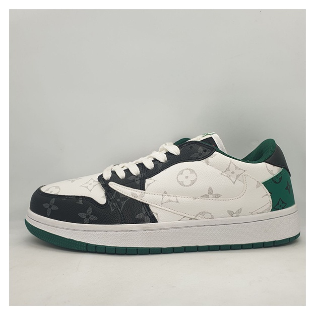 Мужские Кроссовки Nike Air Jordan Travis Scott low LUX ART 77786354 44 зеленый