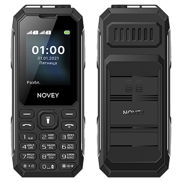 Novey T100 Черно - серебристый