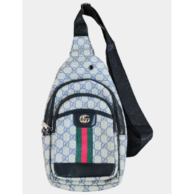 Мужская сумка Gucci АРТ OL 753 Серый